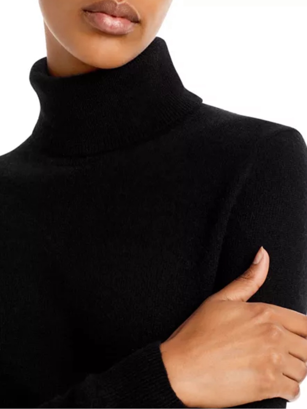 C by Bloomingdales 2ply cashmere turtleneck